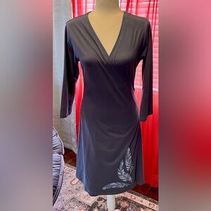 NWT Soul Flower Indigo Wrap Dress XL